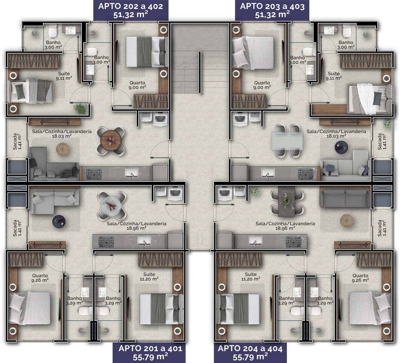 Apartamento, 2 quartos, 55 m² - Foto 13